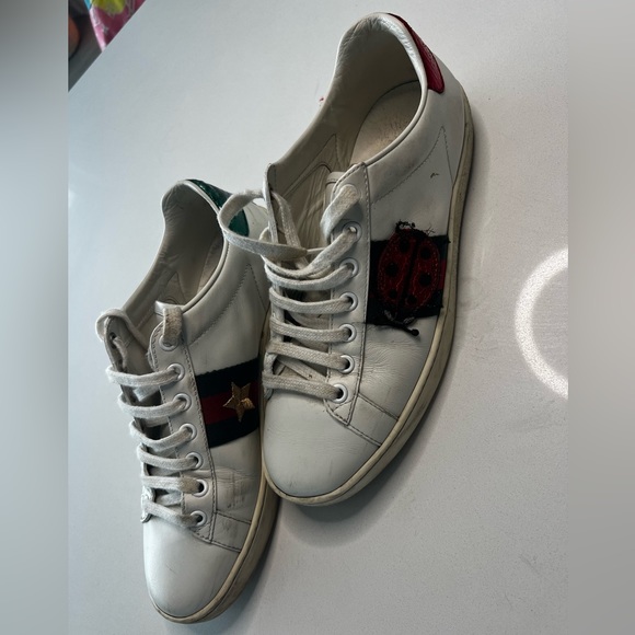 Men’s Ace Leather Sneaker by Gucci - Picture 4 of 4